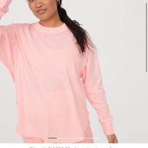 Aerie large NWOT shell pink tee shirt